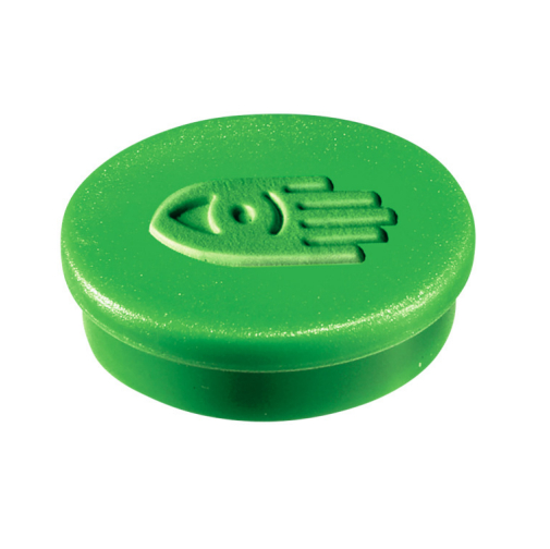 Round Green Board Magnets